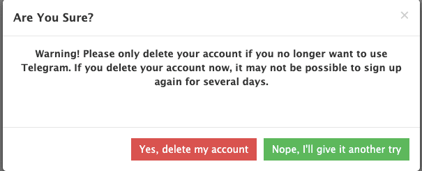 Êtes-vous vraiment sûr de vouloir supprimer Telegram ?