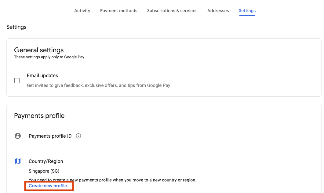 Como mudar o país da Google Play no desktop