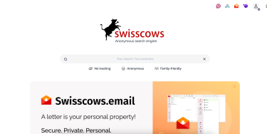 Swisscows search engine promoting family-friendly privacy