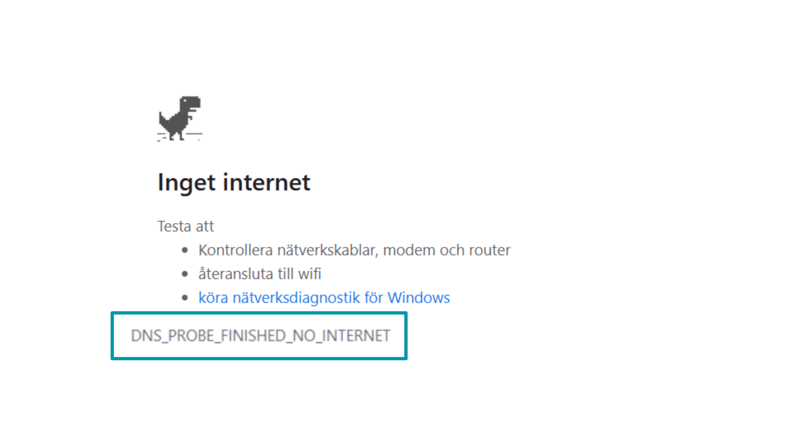 Dns Resolution Failure Sv