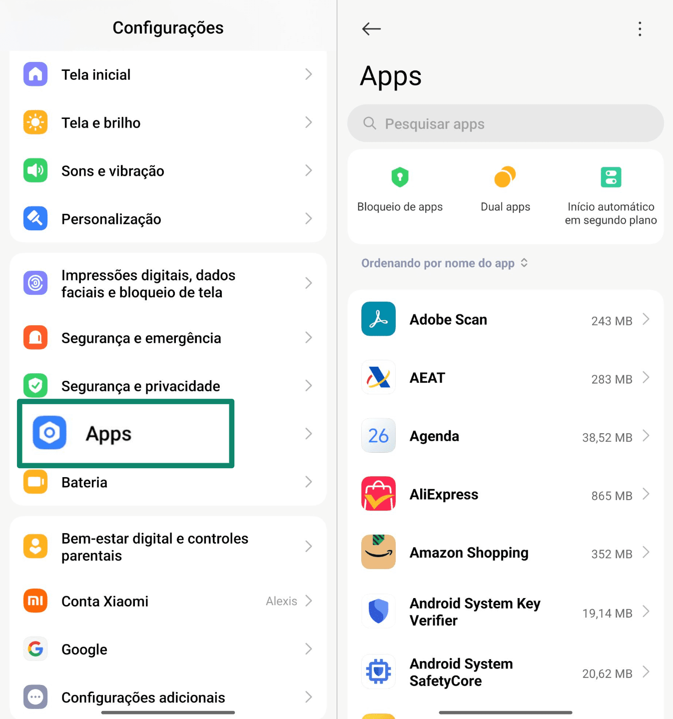 Open Settings And Tap Apps Pt