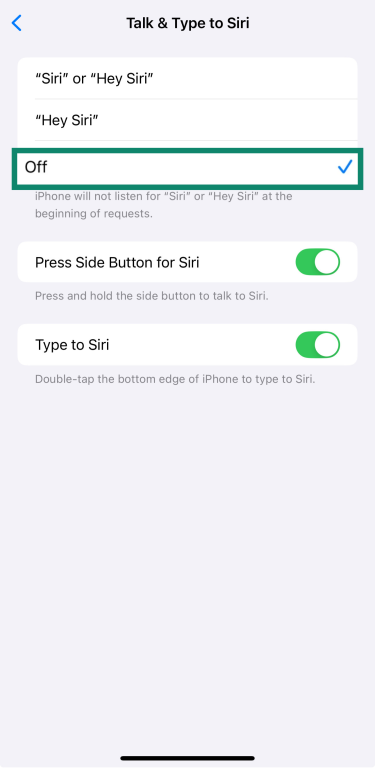 Turn listening off in iOS.