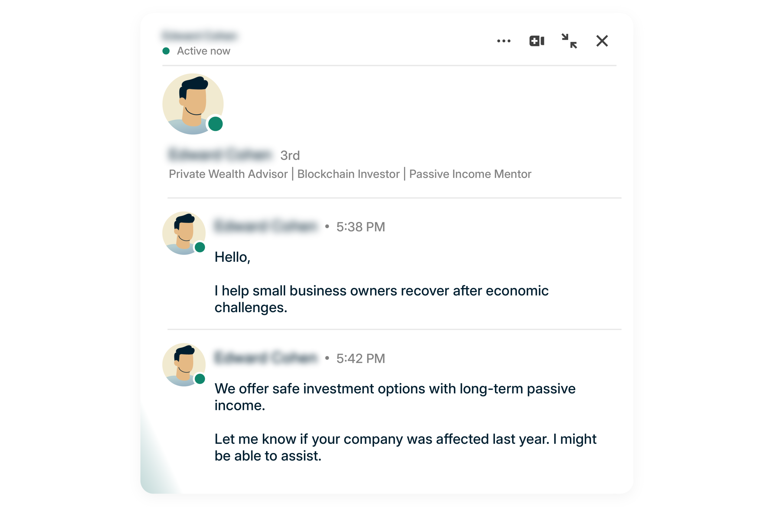 LinkedIn scammers may pose as trustworthy investors to get your money.