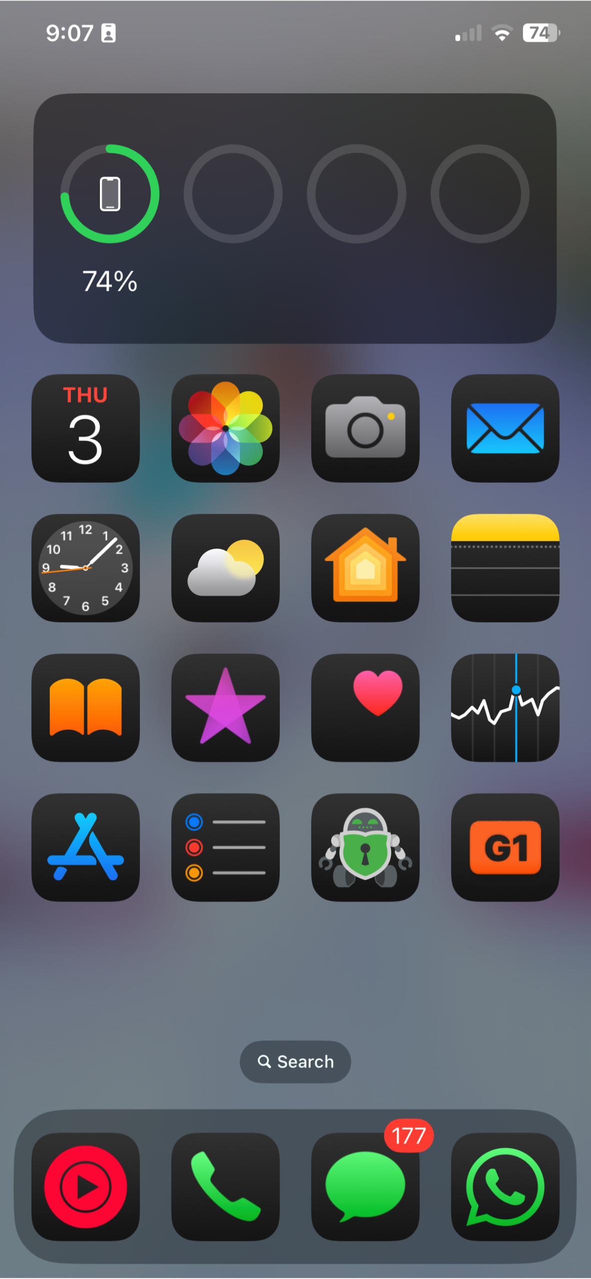 A range of app icons on an iPhone screen.