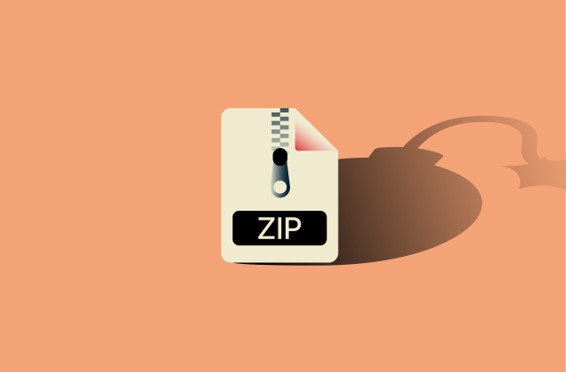 What is a zip bomb, and how can it harm your system?