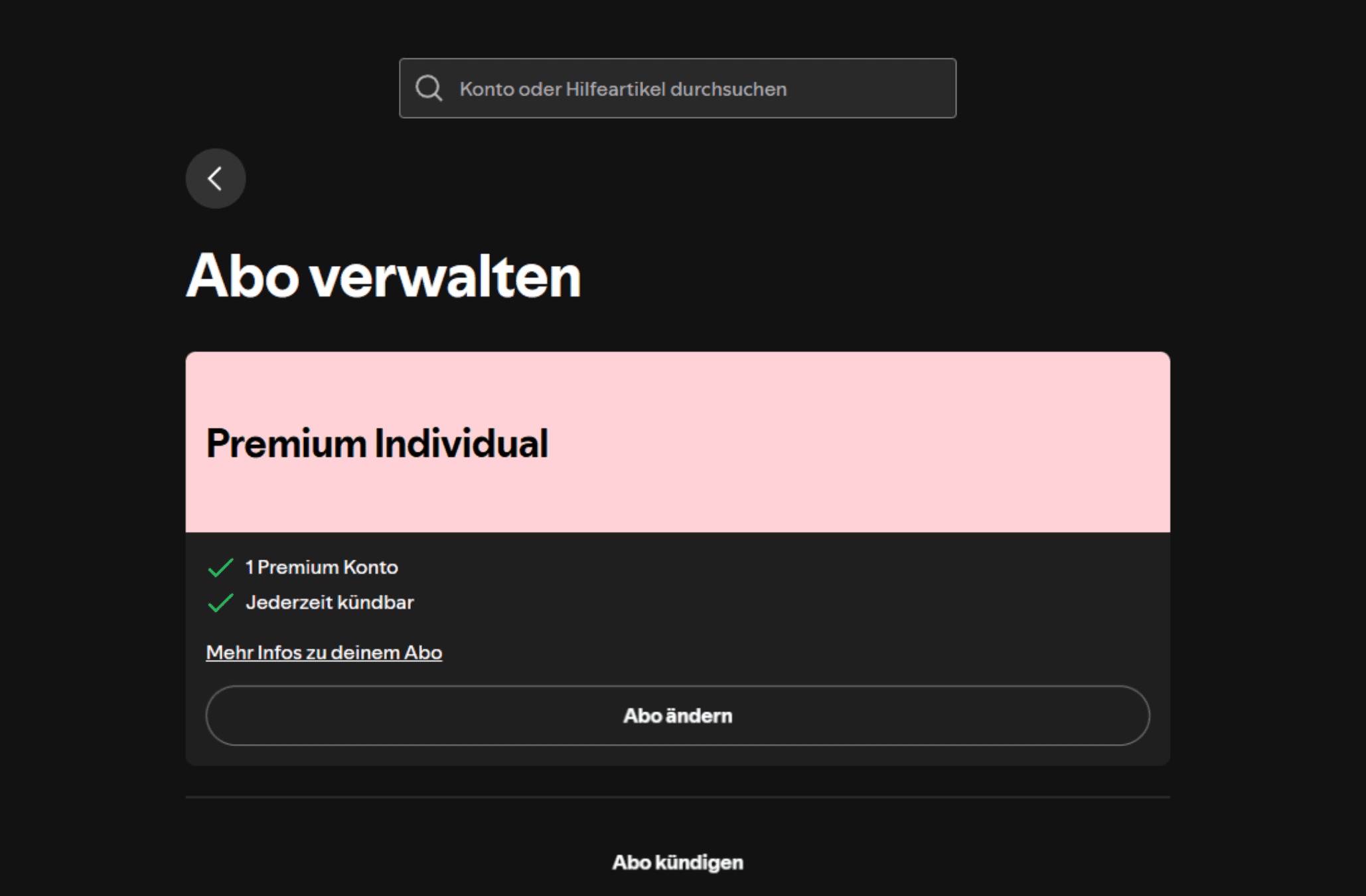 Select Cancel Subscription De