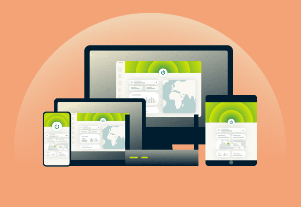 All Devices Protected Peach@