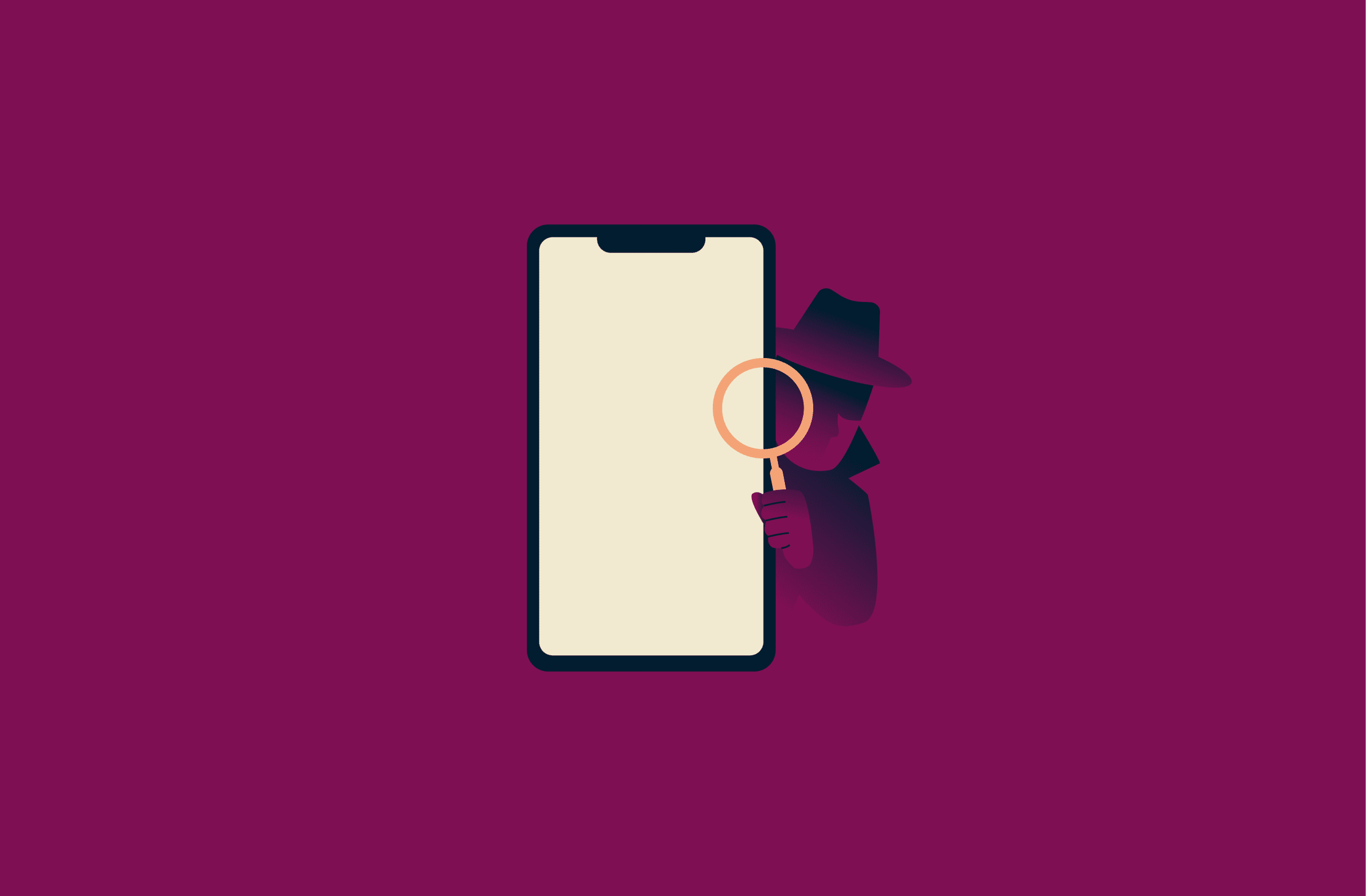 illustration how to know if your phone is tapped and what to do about it