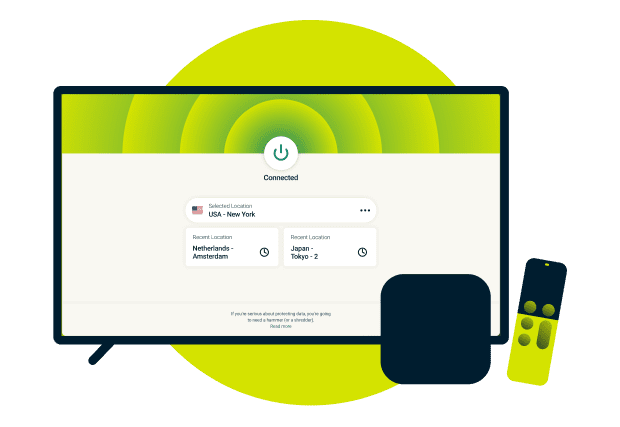 ExpressVPN’e Giriş Yapın Apple TV VPN uygulamasında ExpressVPN bilgilerinizle oturum açın. Dilediğiniz konumdaki sunucuya bağlanın ve izl...