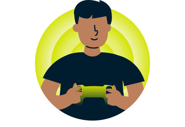 מכשירים עם לוגו של Dead by Daylight