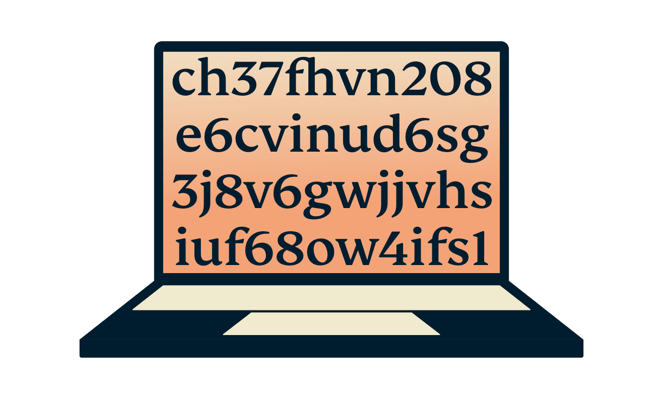 Laptop z funkcją szyfrowania.