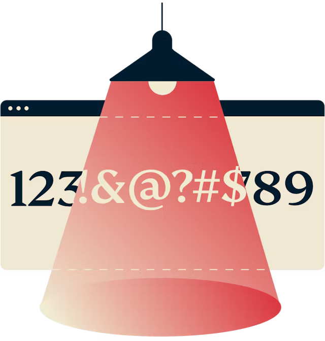 Zaszyfruj swoje połączenie: cyfry zastąpione losowymi znakami na oświetlonym ekranie, oznaczające szyfrowanie.