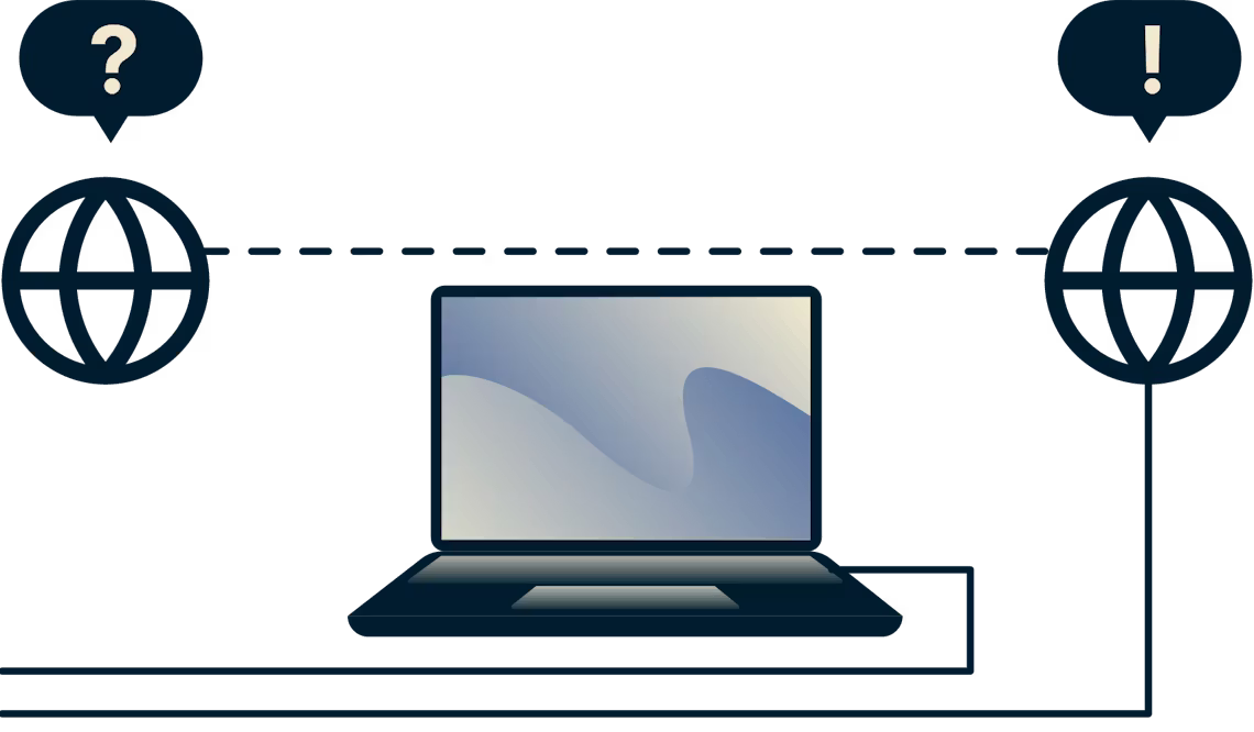 VPNでピアリングコンフリクトを回避する方法：ピアリングのためにビデオをスロー再生できないISPを示す図。