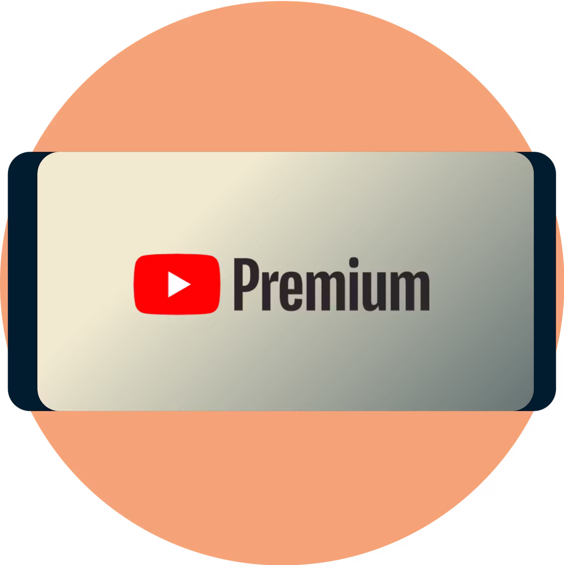 YouTube Premium op een telefoonscherm.