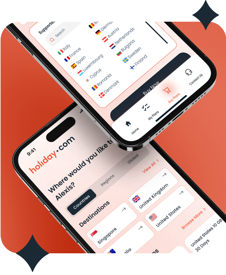 Получите eSIM от holiday.com с ExpressVPN бесплатно